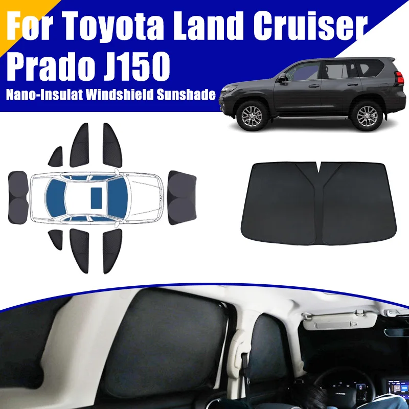 Full Coverage Sunshades For Toyota Land Cruiser Prado LC150 2010-2019 Car Accessories Windows Visor Privacy Cover Black Foldable
Full Coverage Sunshades For Toyota Land Cruiser Prado LC150 2010-2019 Car Accessories Windows Visor Privacy Cover Black Foldable