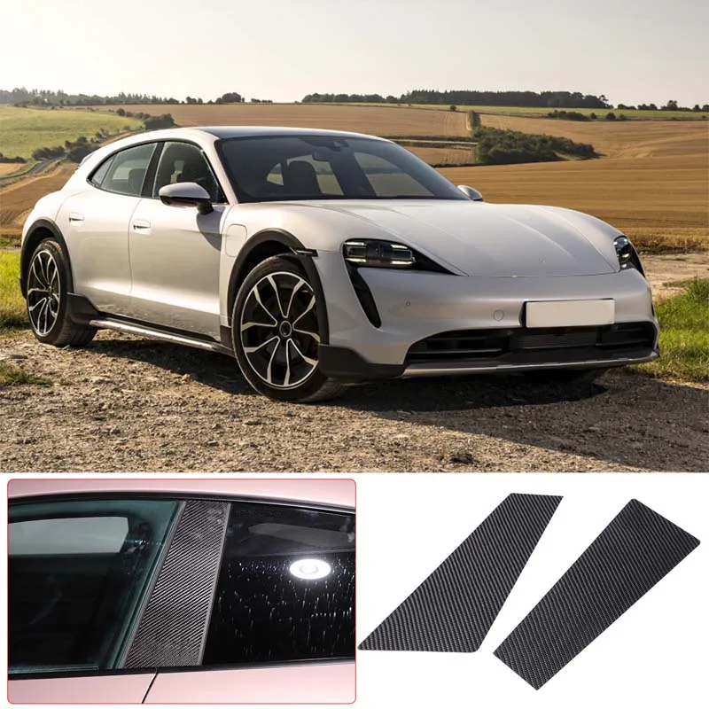 For Porsche Taycan 2019-2026 soft Carbon Fibre Car Windows B-pillar Cover Trim Strip Sticker Protective Film Car Accessories
For Porsche Taycan 2019-2026 soft Carbon Fibre Car Windows B-pillar Cover Trim Strip Sticker Protective Film Car Accessories