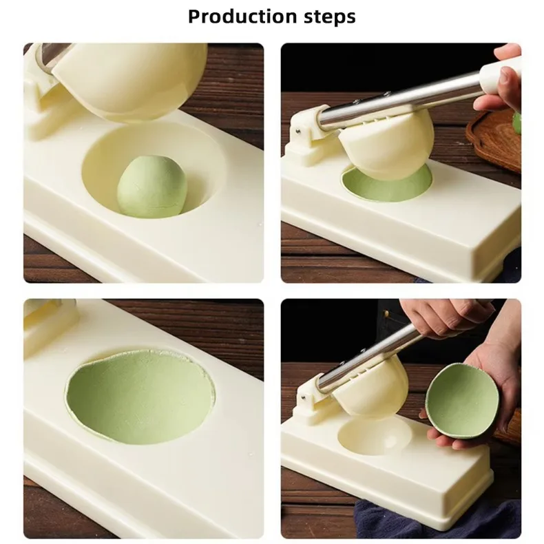 Green Qingtuan and Dumpling Skin Press, Food Safety ABS Catering Mold
Green Qingtuan and Dumpling Skin Press, Food Safety ABS Catering Mold