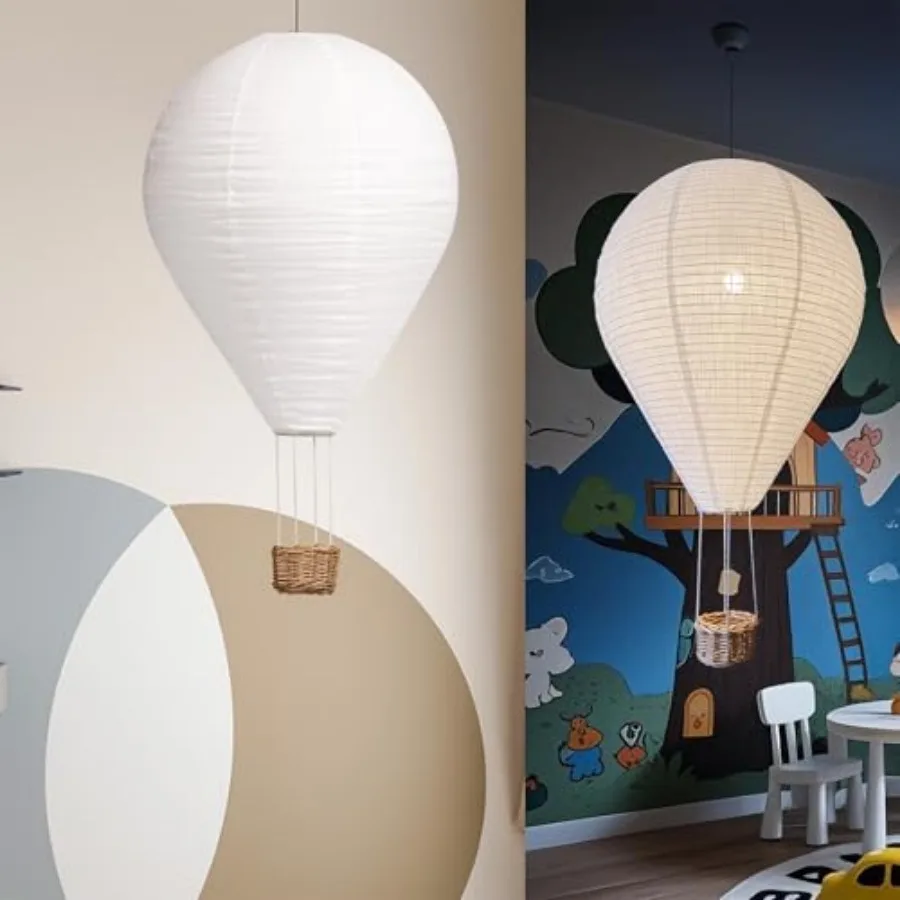 1Pack Hot air balloon decorations16inch Handmade Hot air balloon Lantern Hanging Decor Pendant Light Shade Suitable for Decorat
1Pack Hot air balloon decorations16inch Handmade Hot air balloon Lantern Hanging Decor Pendant Light Shade Suitable for Decorat