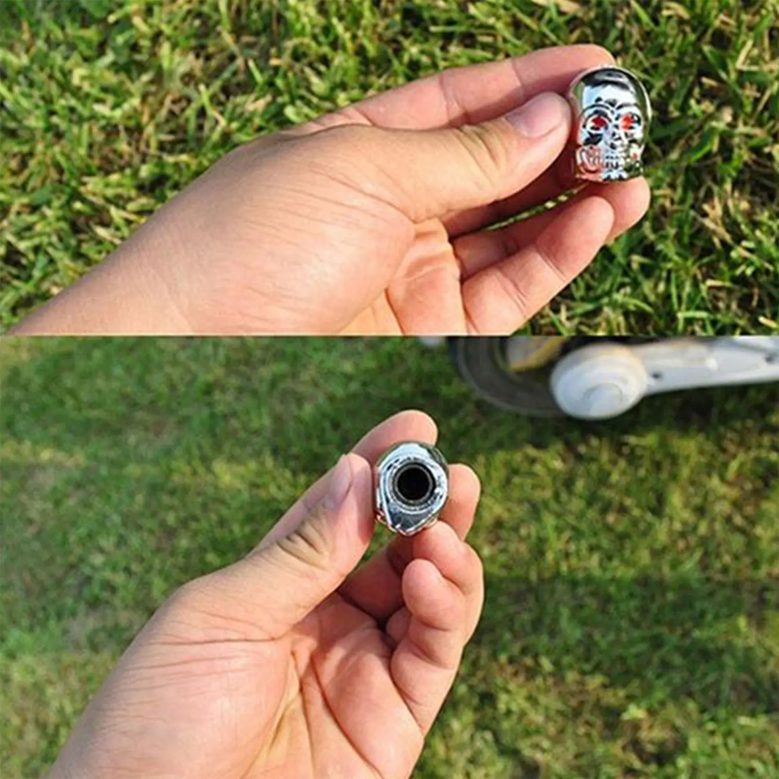 12Pcs Skull Tire Caps Durable Material Tire Air Stem Covers for Car Bike Truck Accessories Silver Style Tyre Caps
12Pcs Skull Tire Caps Durable Material Tire Air Stem Covers for Car Bike Truck Accessories Silver Style Tyre Caps