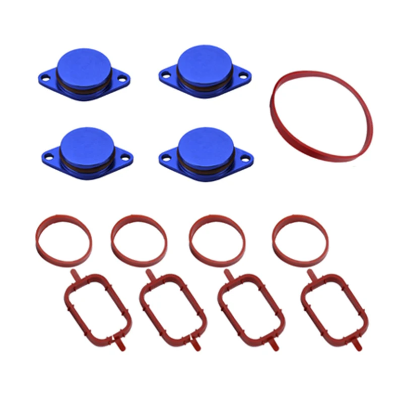 4x22 mm Diesel Swirl Flap Blanks Replacement Bungs with Intake Manifold Gasket for BMW E46 E87 E60 E61 320d 520d 530d
4x22 mm Diesel Swirl Flap Blanks Replacement Bungs with Intake Manifold Gasket for BMW E46 E87 E60 E61 320d 520d 530d