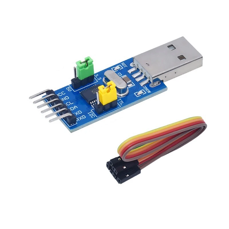 Модуль адаптера USB в IIC, преобразователь USB в IIC I2C UART, электронные компоненты, управление устройствами IIC, 1 комплект
Модуль адаптера USB в IIC, преобразователь USB в IIC I2C UART, электронные компоненты, управление устройствами IIC, 1 комплект