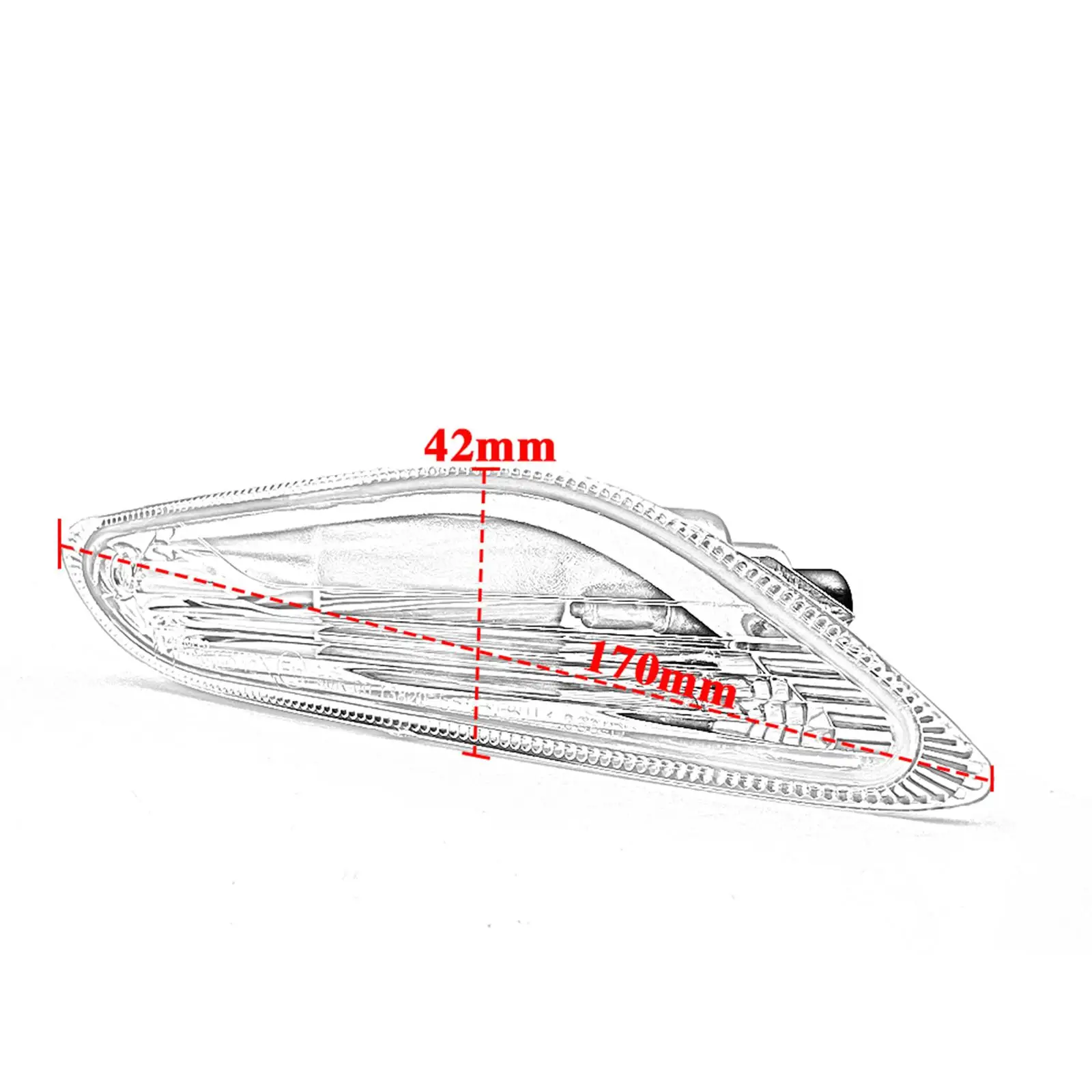 Turn Signal Light Lamp Side Rear LED Motorcycle Accessory Silver Marker for Motorcycle Strobe Light Enhancement
Turn Signal Light Lamp Side Rear LED Motorcycle Accessory Silver Marker for Motorcycle Strobe Light Enhancement