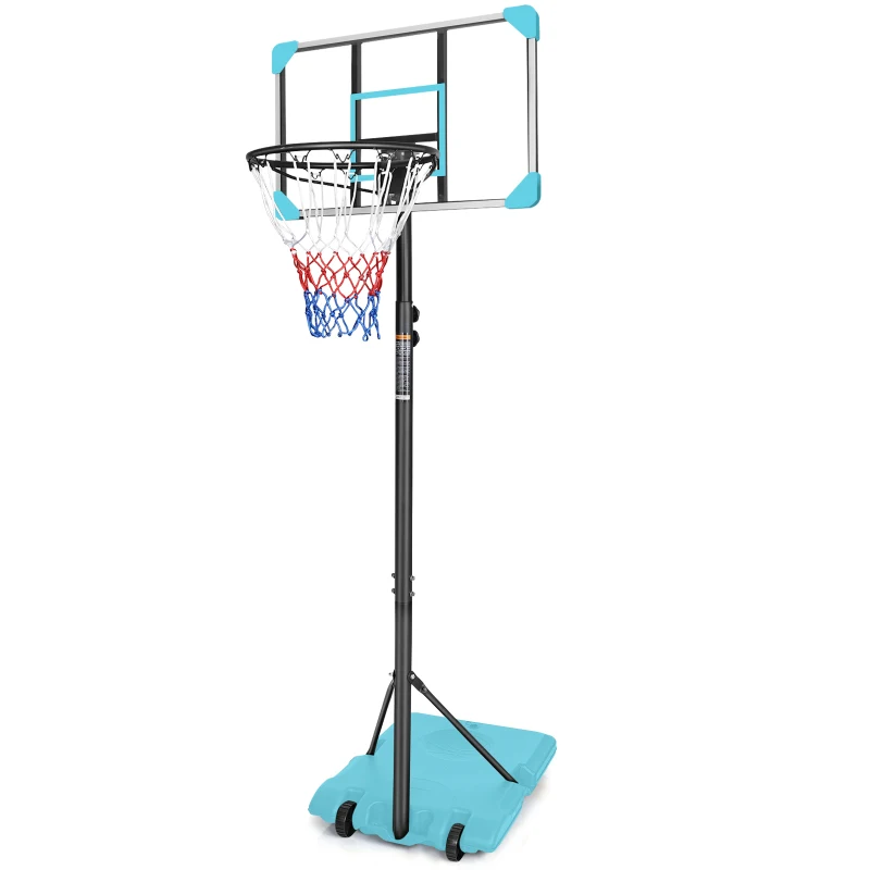 Portable Basketball Goal System with Stable Base and Wheels, use for Indoor Outdoor teenagers youth height adjustable 5.6 to 7ft
Portable Basketball Goal System with Stable Base and Wheels, use for Indoor Outdoor teenagers youth height adjustable 5.6 to 7ft