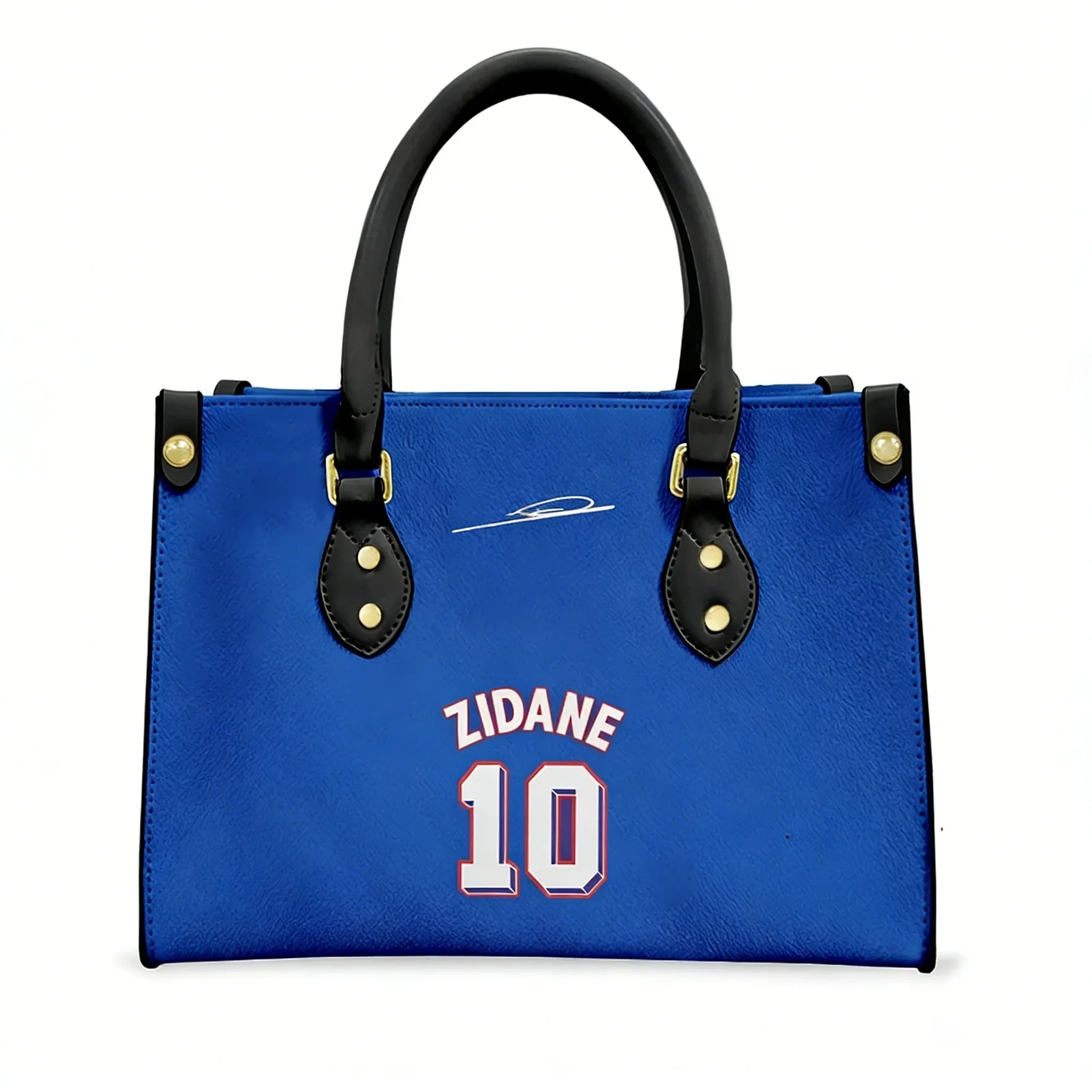 Zidane No.10 Handbag Womens Mens Tote Bag France Soccer Star Fashion Shoulder Bag Business Leather Purse Travel Grocery Bag Gift
Zidane No.10 Handbag Womens Mens Tote Bag France Soccer Star Fashion Shoulder Bag Business Leather Purse Travel Grocery Bag Gift