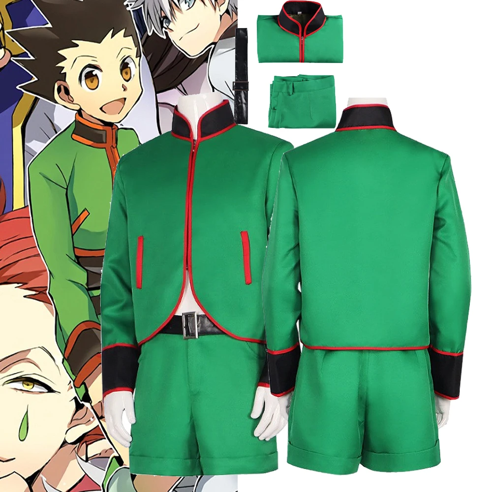 Anime Hunter Gon Freecss Cosplay Costume Green Suit Unisex Halloween Carnival Party Role-playing Outfits Suits Man Set
Anime Hunter Gon Freecss Cosplay Costume Green Suit Unisex Halloween Carnival Party Role-playing Outfits Suits Man Set