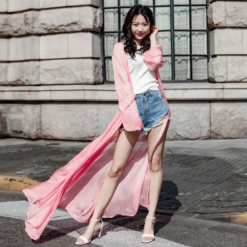 Spring and Summer Sun Protection Clothing Women's Shawl Oversized Jacket, Women's Long Sleeved Cardigan Women's Thin Jacket E281
Spring and Summer Sun Protection Clothing Women's Shawl Oversized Jacket, Women's Long Sleeved Cardigan Women's Thin Jacket E281