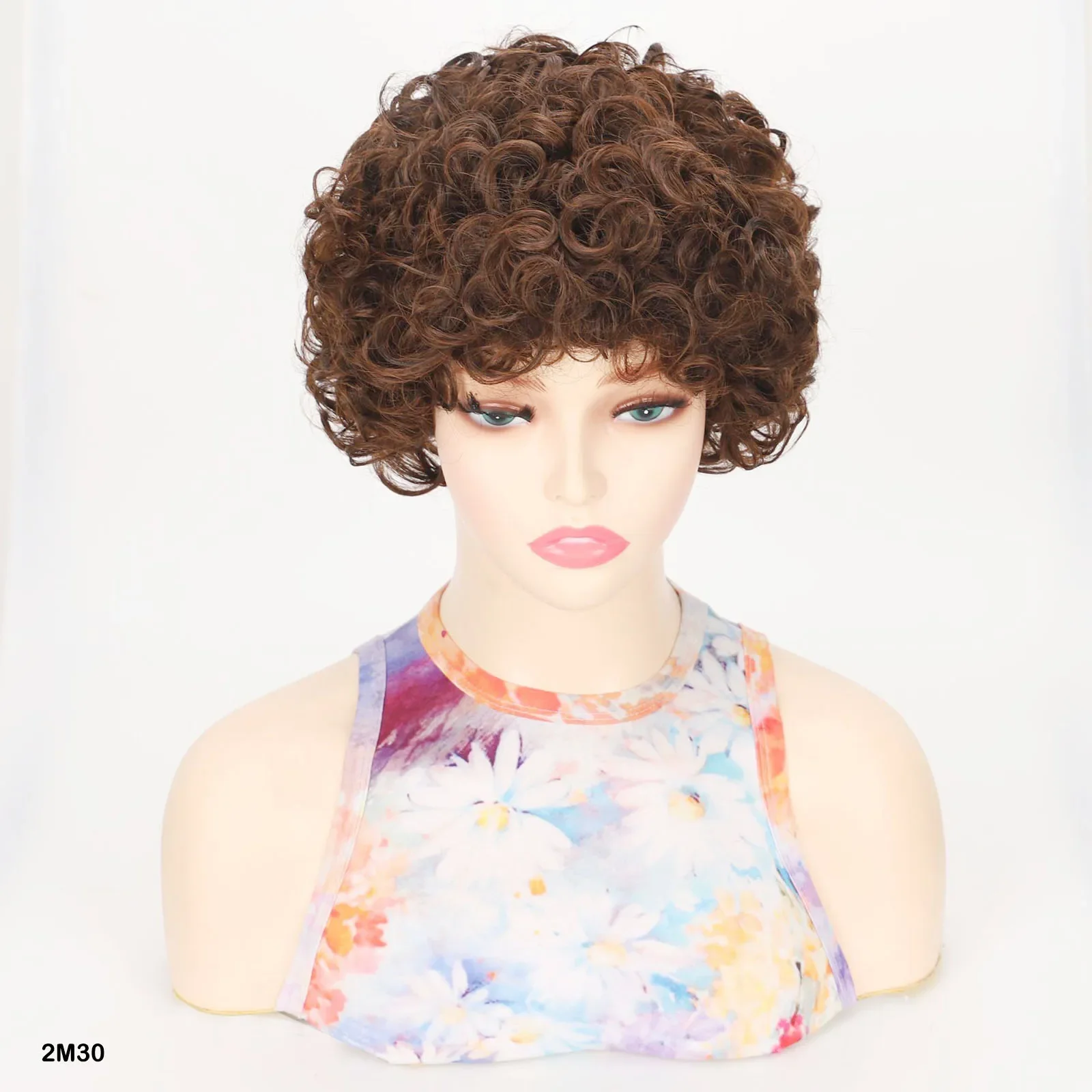Jeedou Synthetic Wigs Short Curly Wig for Women Mix of Black And Brown Colors Daily Use Friendly
Jeedou Synthetic Wigs Short Curly Wig for Women Mix of Black And Brown Colors Daily Use Friendly