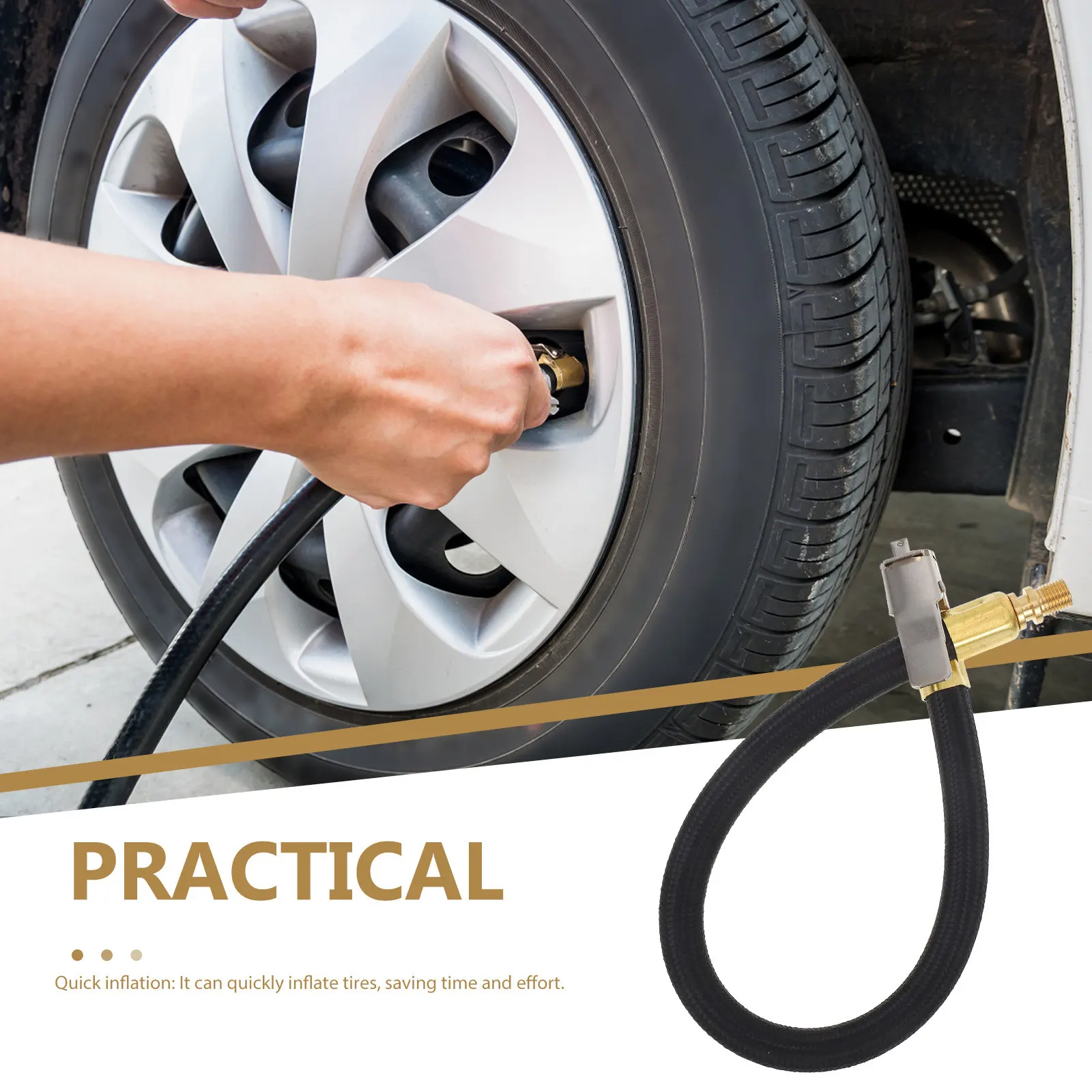High Pressure Tire Inflator Extension Hose Adapter Quick Connect Pump Accessory for Car Motorcycle Bicycle Air Compressors
High Pressure Tire Inflator Extension Hose Adapter Quick Connect Pump Accessory for Car Motorcycle Bicycle Air Compressors