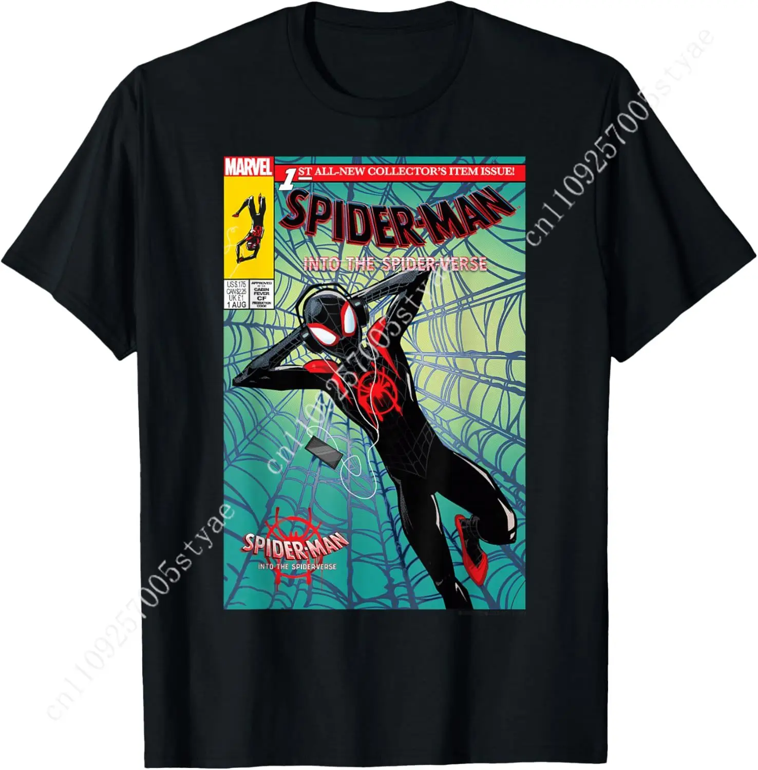 Marvel Spider-Man Classic Fit Crew Neck Collectors T-Shirt - Black, 100% Cotton Cosplay
Marvel Spider-Man Classic Fit Crew Neck Collectors T-Shirt - Black, 100% Cotton Cosplay