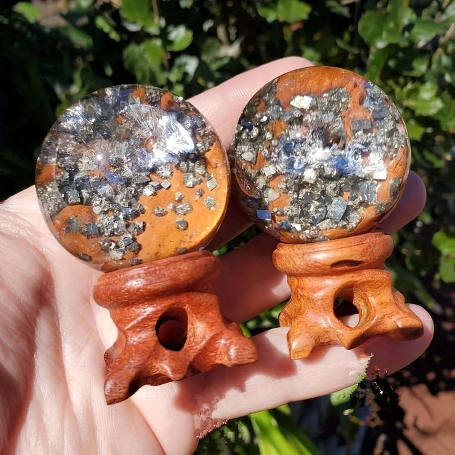 Pyrite Sphere & Cluster Quartz Crystal Ball - Energy Healing, Chakra Balance, Home Decor, Reiki Practice Support & Unique Crysta
Pyrite Sphere & Cluster Quartz Crystal Ball - Energy Healing, Chakra Balance, Home Decor, Reiki Practice Support & Unique Crysta