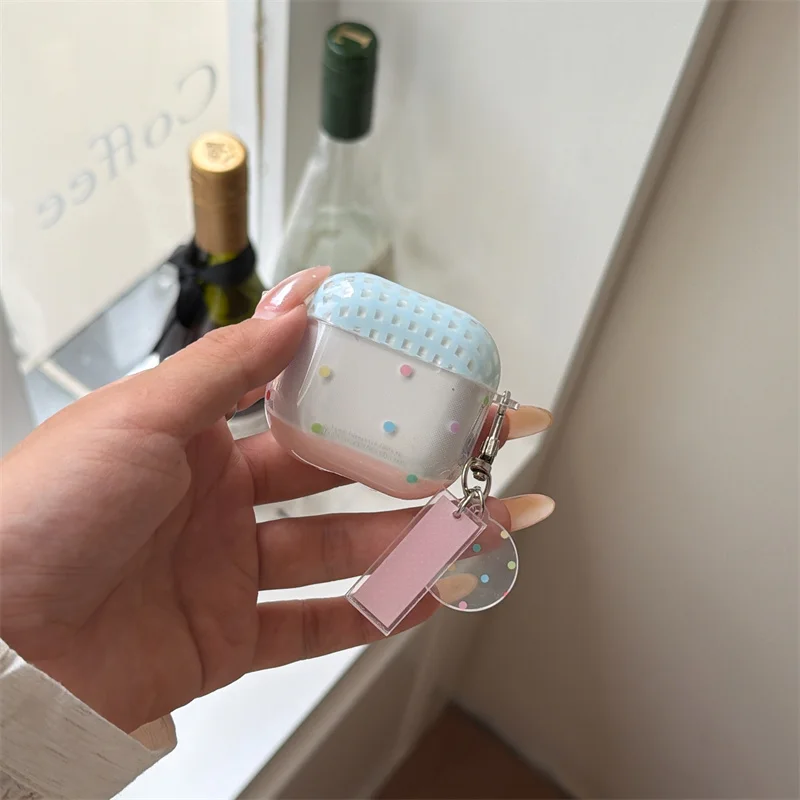 Kawaii Polka Dot earphone Case with Charm for Airpods 1 2 3 4 Pro Pro2 Pro3 Earphones IMD Shockproof Cover
Kawaii Polka Dot earphone Case with Charm for Airpods 1 2 3 4 Pro Pro2 Pro3 Earphones IMD Shockproof Cover