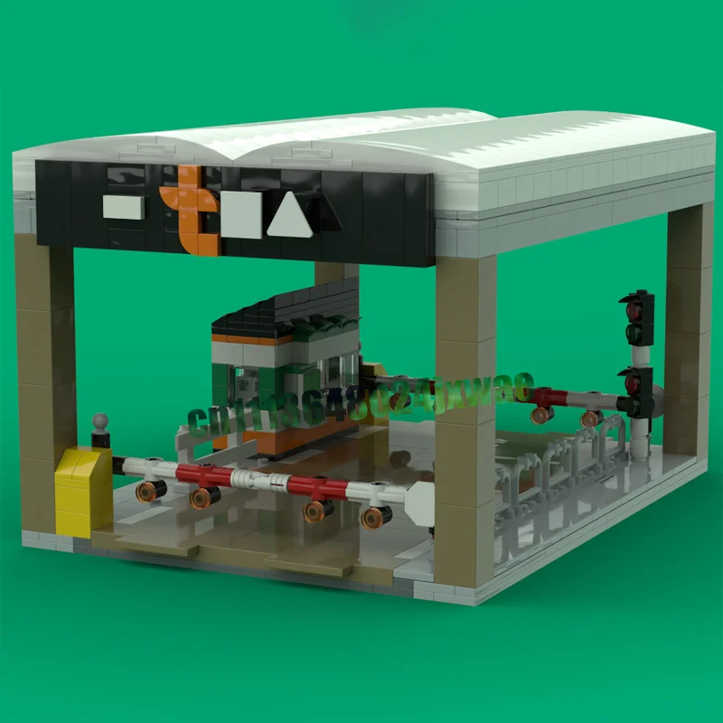 NEW 617PCS Toll Module Station MOC Model Custom Puzzle Architecture DIY Assembly Creative Building Blocks City Street Toy Gift
NEW 617PCS Toll Module Station MOC Model Custom Puzzle Architecture DIY Assembly Creative Building Blocks City Street Toy Gift