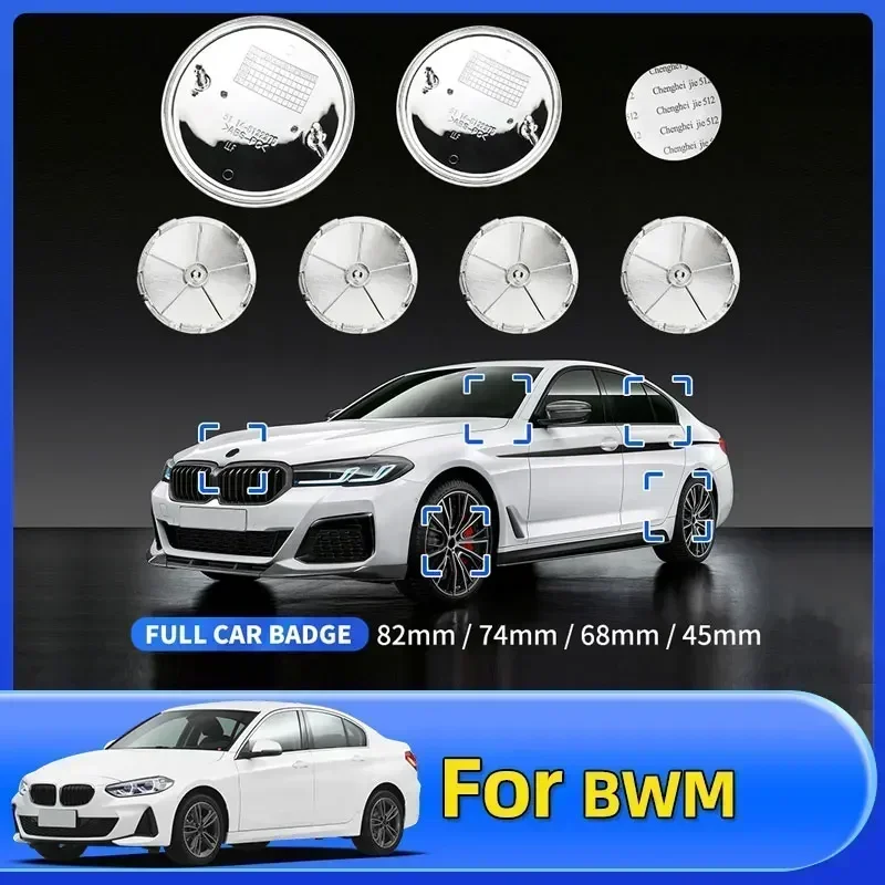 7pcs 45mm 68mm 74mm 82mm Car Logo Front Hood Emblem rear boot badge for BMW E28 E32 E43 E52 E53 E63 E64 E93 E94 E87 F10 F20 F30
7pcs 45mm 68mm 74mm 82mm Car Logo Front Hood Emblem rear boot badge for BMW E28 E32 E43 E52 E53 E63 E64 E93 E94 E87 F10 F20 F30