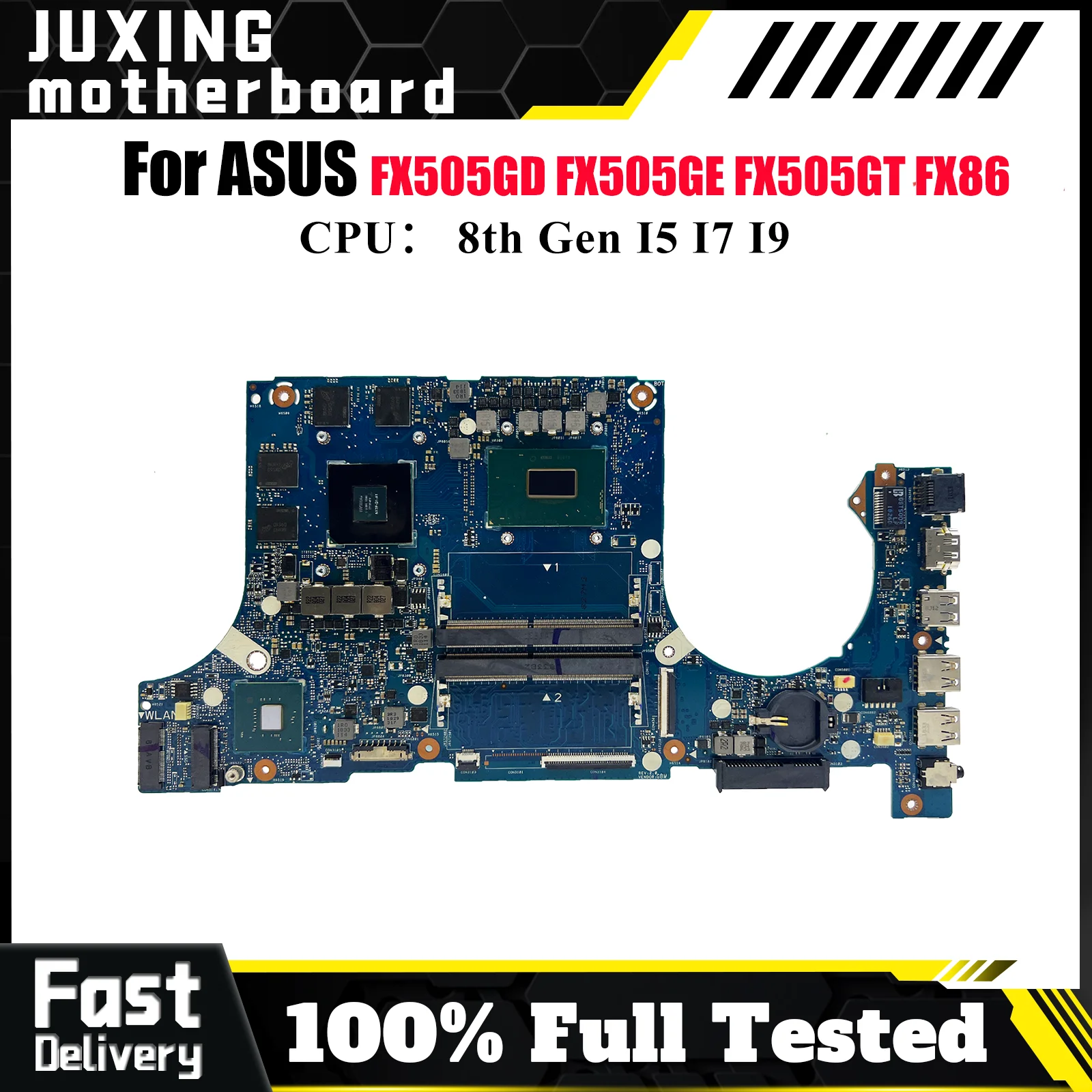 FX505GD Материнская плата для ноутбука ASUS TUF Gaming FX505GT FX505GD FX505 FX86FE FX505GE FX86FD Материнская плата для ноутбука с процессором I5 I7 I9
FX505GD Материнская плата для ноутбука ASUS TUF Gaming FX505GT FX505GD FX505 FX86FE FX505GE FX86FD Материнская плата для ноутбука с процессором I5 I7 I9