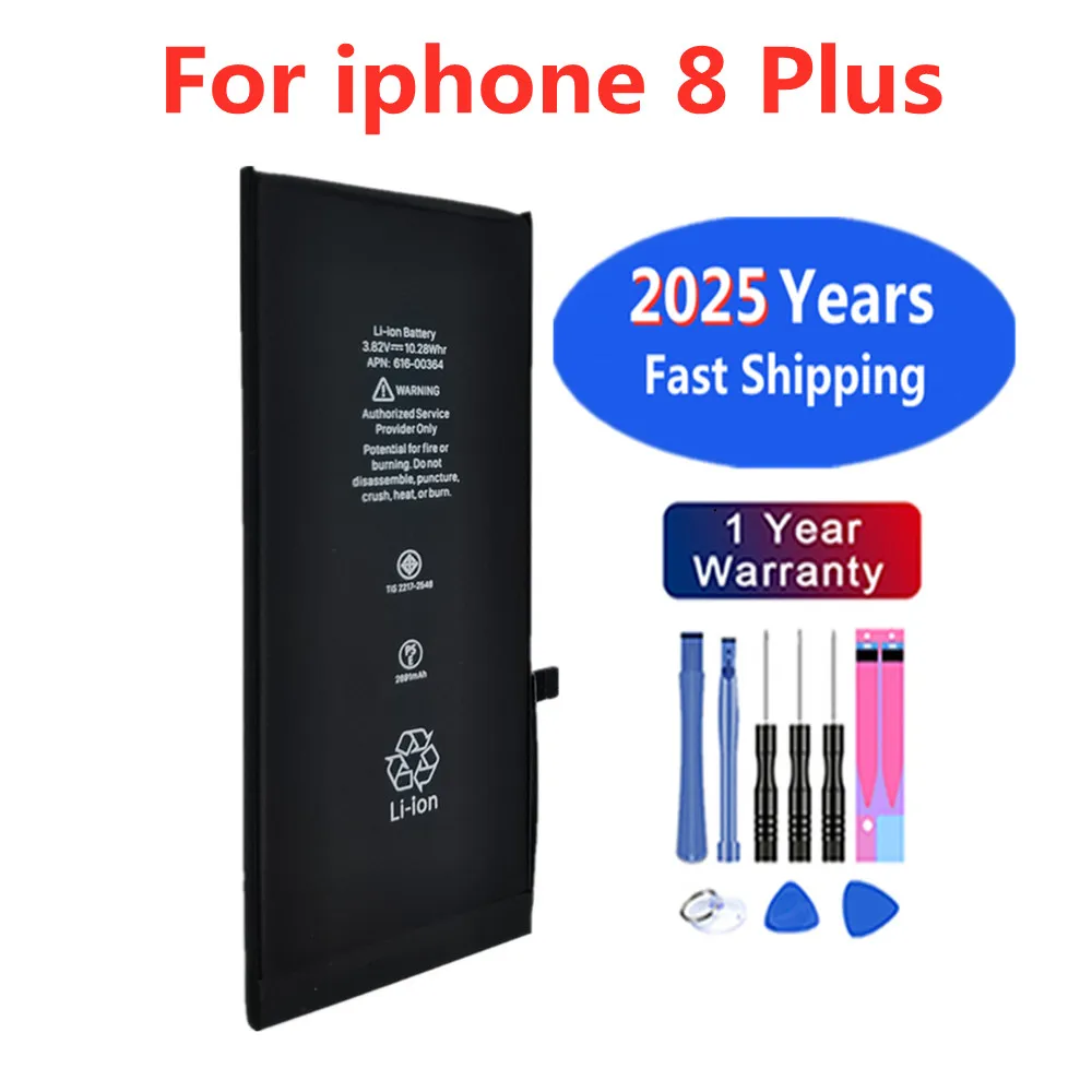 High Capacity 2691mAh Battery For Apple iPhone 8 Plus Replacement Lithium Polymer Bateria + Free Tool Kit
High Capacity 2691mAh Battery For Apple iPhone 8 Plus Replacement Lithium Polymer Bateria + Free Tool Kit