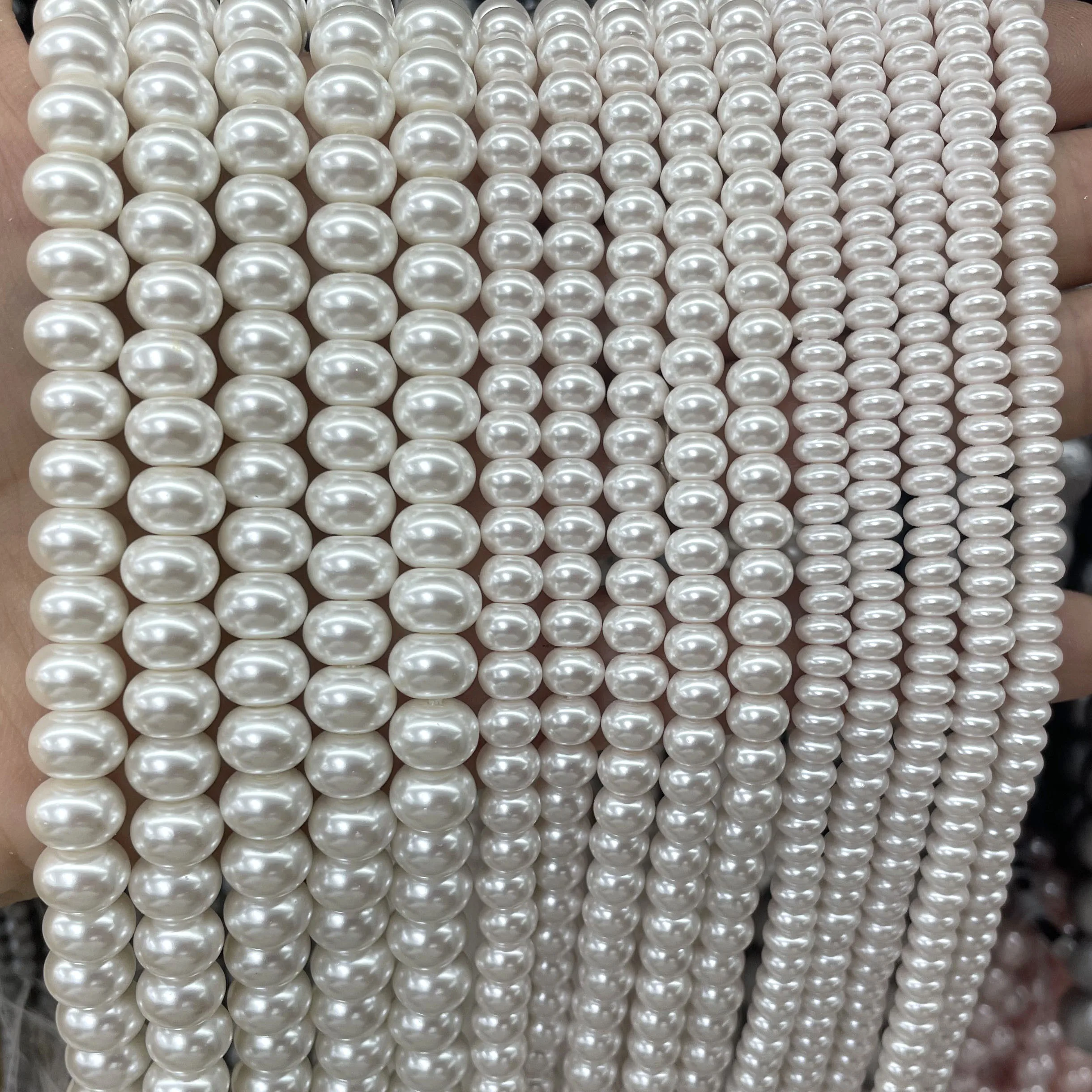 3X5MM 4X6MM 6X8MM Natural Stone Rondelle White Shell Mother Pearl Abacus Spacer Beads For Jewelry Making Diy Accessories
3X5MM 4X6MM 6X8MM Natural Stone Rondelle White Shell Mother Pearl Abacus Spacer Beads For Jewelry Making Diy Accessories