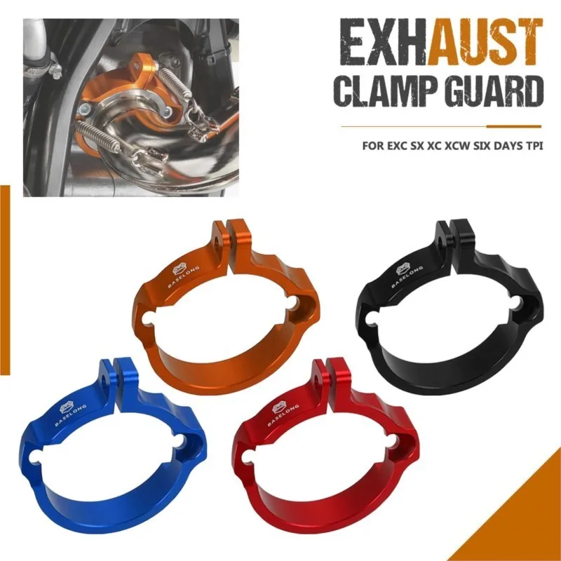 For GASGAS EC 250 /300 EX 250 MC 250 2024-2025 CNC Aluminium Exhaust Flange Clamp Cover Guard Protector Motorcycle Accessories
For GASGAS EC 250 /300 EX 250 MC 250 2024-2025 CNC Aluminium Exhaust Flange Clamp Cover Guard Protector Motorcycle Accessories