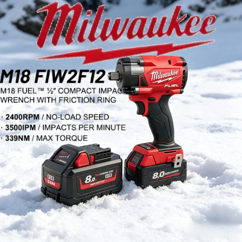 MilwaukeeM18 FIW212 FUEL Four Speed Kit with battery charger commercial vehicle service and agricultural bolt removal operations
MilwaukeeM18 FIW212 FUEL Four Speed Kit with battery charger commercial vehicle service and agricultural bolt removal operations