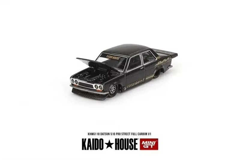Kaido House x MINI GT 1:64 Datsun 510 Pro Street Full Carbon Black Die-Cast Car Model Collection Miniature
Kaido House x MINI GT 1:64 Datsun 510 Pro Street Full Carbon Black Die-Cast Car Model Collection Miniature