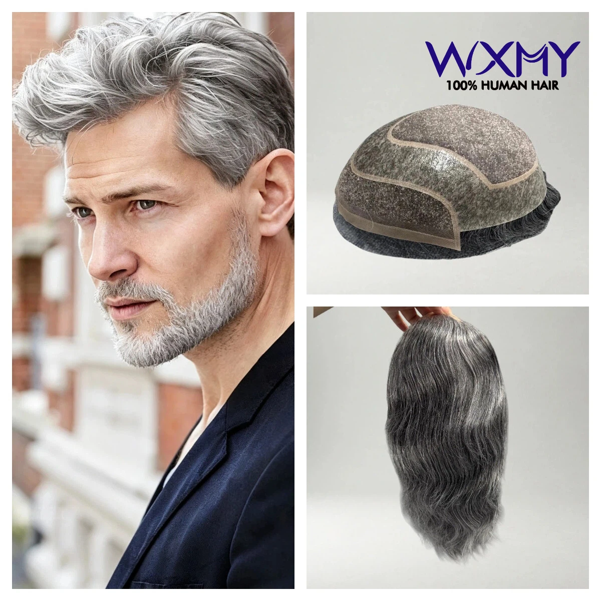 Mono Top Pu Toupee Wig Lace Front Male Hair Prosthesis Natural Hairline Toupee Men's Capillary Prothesis 6"Human Hair Men's Wig
Mono Top Pu Toupee Wig Lace Front Male Hair Prosthesis Natural Hairline Toupee Men's Capillary Prothesis 6"Human Hair Men's Wig