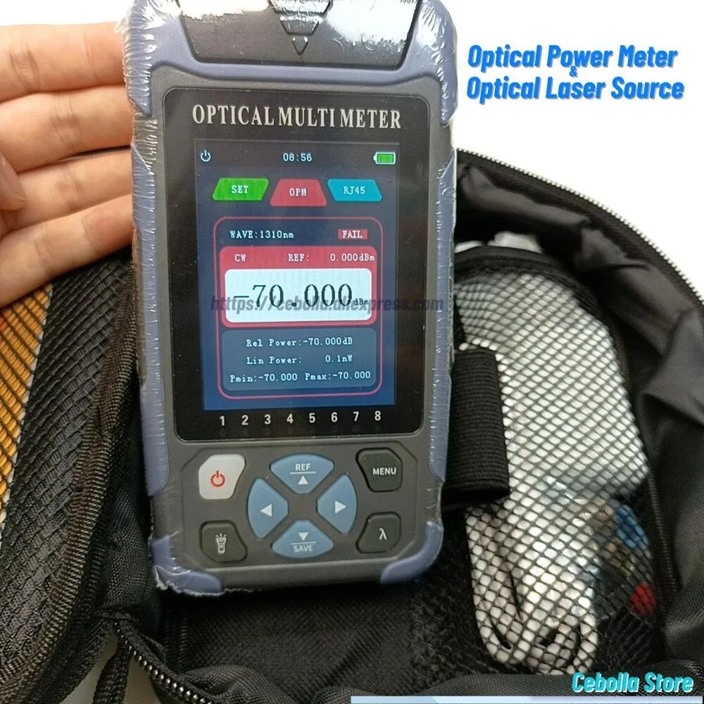 FTTH Test Tool hight quality Optical power meter and Optical Light Source Singlemode 1310/1550nm
FTTH Test Tool hight quality Optical power meter and Optical Light Source Singlemode 1310/1550nm
