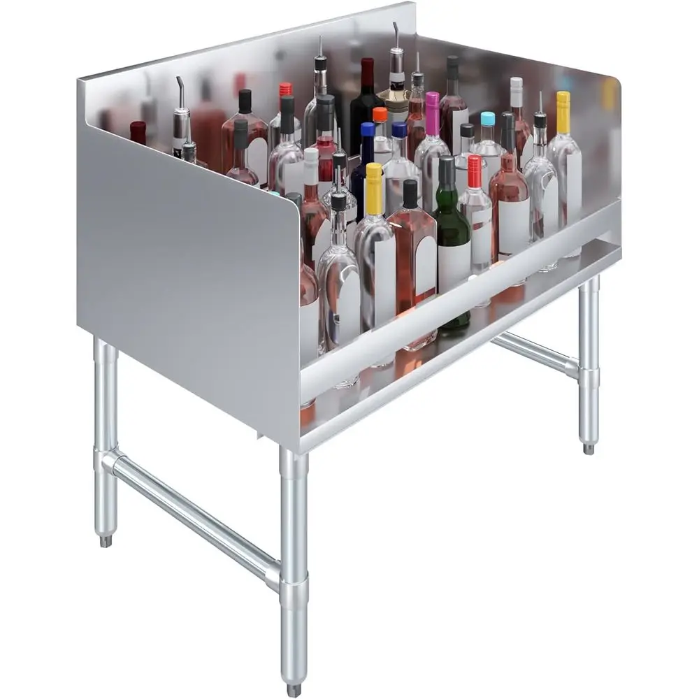 Double-Tier Stainless Steel Liquor Display Rack, 22.5 x 36 x 33
Double-Tier Stainless Steel Liquor Display Rack, 22.5 x 36 x 33