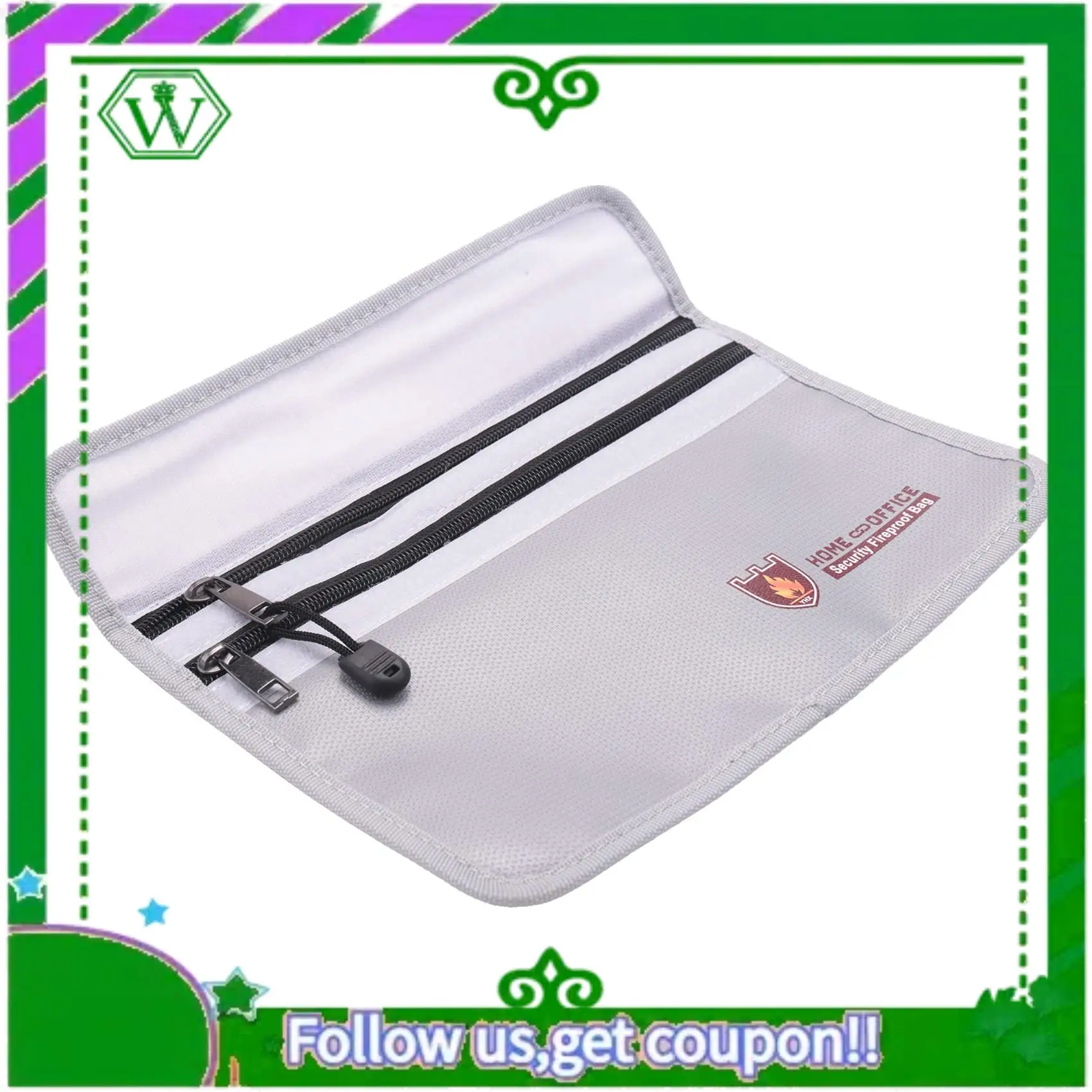 Reliable-Fireproof Document Bag,Waterproof And Fireproof Money Bag With Zipper,Fireproof Safe Storage Pouch For Passport Ect.
Reliable-Fireproof Document Bag,Waterproof And Fireproof Money Bag With Zipper,Fireproof Safe Storage Pouch For Passport Ect.