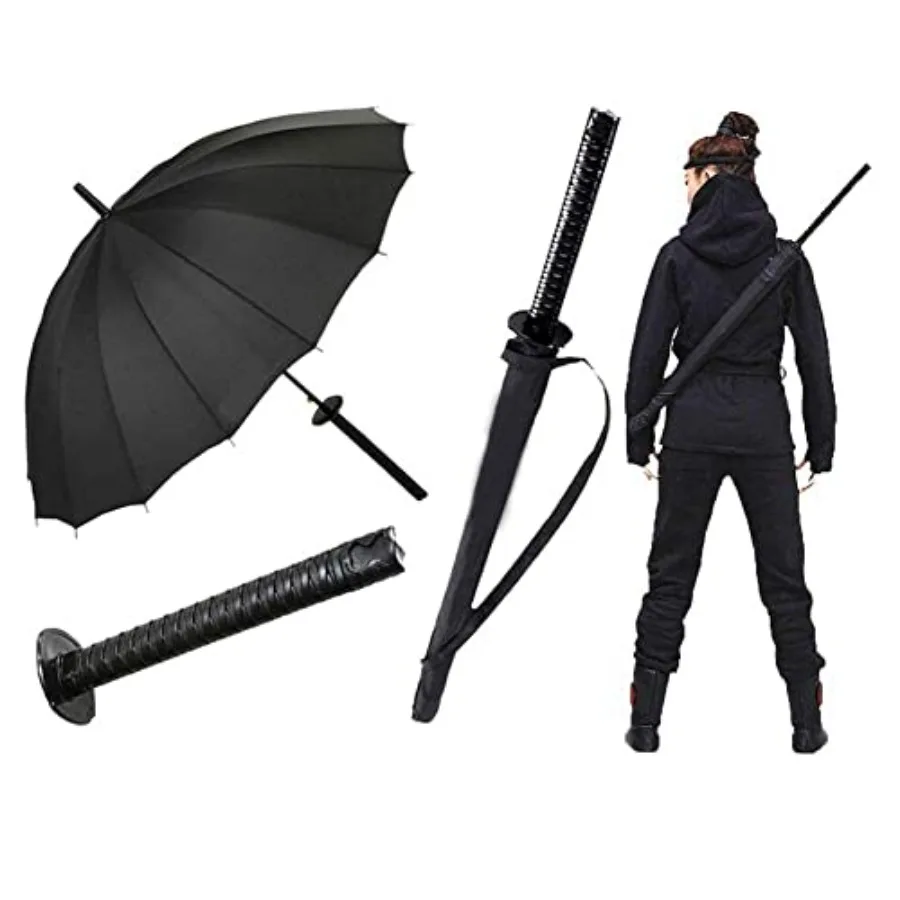 Samurai Umbrella Umbrella Creative Semi-Automatic Samurai Umbrella, Windproof Outdoor Umbrella.Sun Protection Umbrella Black.Th
Samurai Umbrella Umbrella Creative Semi-Automatic Samurai Umbrella, Windproof Outdoor Umbrella.Sun Protection Umbrella Black.Th