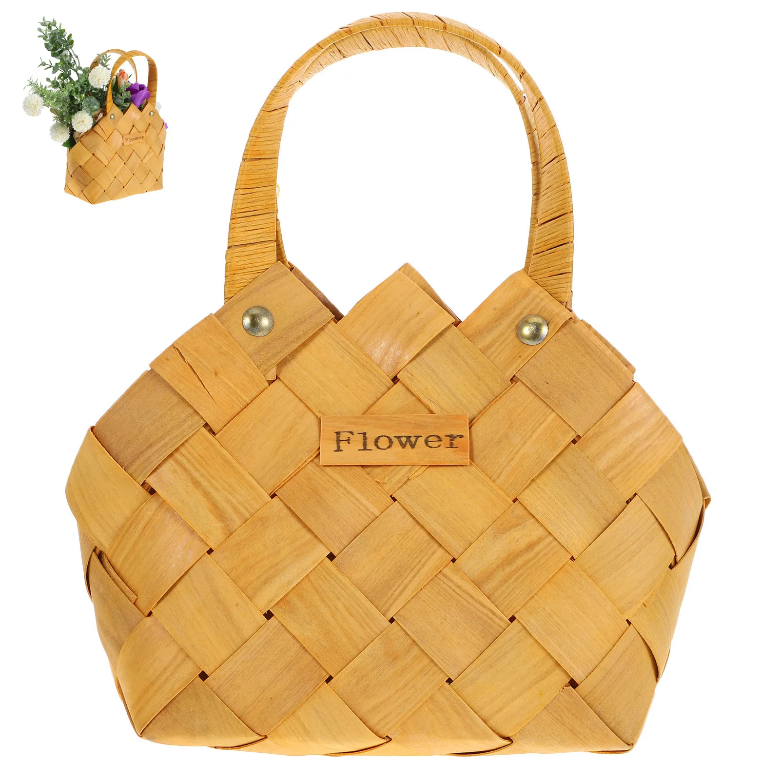 Rattan Handle Flower Basket Woven Baskets Storage Decorative Handheld Fruit Photo Prop Container Home Organization Tool Storage
Rattan Handle Flower Basket Woven Baskets Storage Decorative Handheld Fruit Photo Prop Container Home Organization Tool Storage