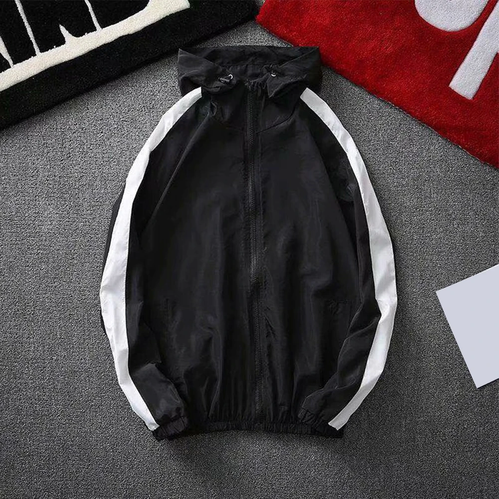 Top Mens Jacket Polyester Regular Splicing Fall Hooded Hooded Jacket Long Sleeve Outwear Windbreaker Breathable
Top Mens Jacket Polyester Regular Splicing Fall Hooded Hooded Jacket Long Sleeve Outwear Windbreaker Breathable