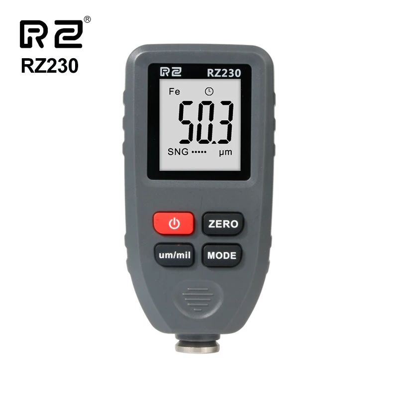 Film/Coating Thickness Gauge RZ230 Ferrous/Non-Ferrous 2 in 1 type
Film/Coating Thickness Gauge RZ230 Ferrous/Non-Ferrous 2 in 1 type