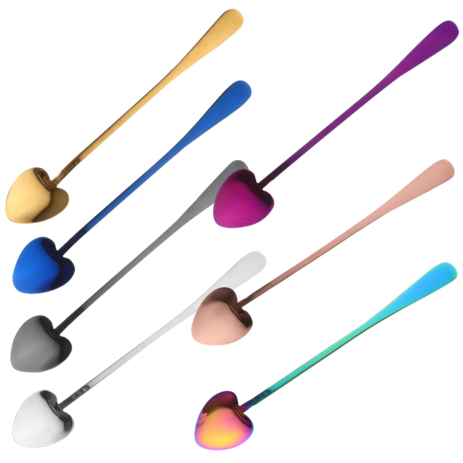 7Pcs Stainless Steel Coffee Spoons Heart Shaped Elegant Design for Tea Dessert Stirring Wedding Special Occasions
7Pcs Stainless Steel Coffee Spoons Heart Shaped Elegant Design for Tea Dessert Stirring Wedding Special Occasions