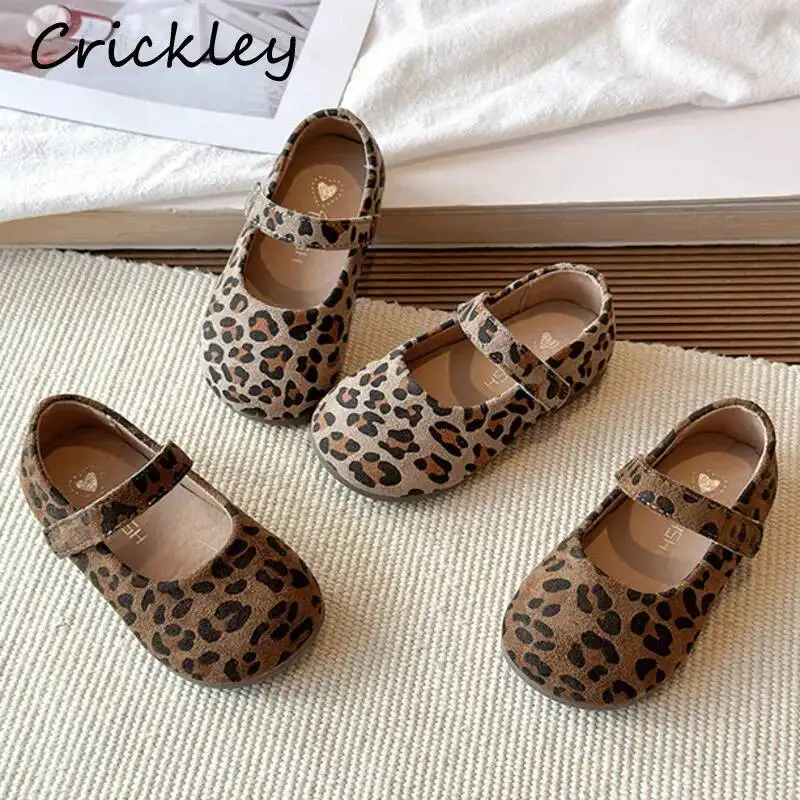 New Leopard Pattern Girls Flats Shoes PU Shallow Hook Loop Toddler Kids Fashion Shoes Soft Non Slip Mary Janes For Children
New Leopard Pattern Girls Flats Shoes PU Shallow Hook Loop Toddler Kids Fashion Shoes Soft Non Slip Mary Janes For Children