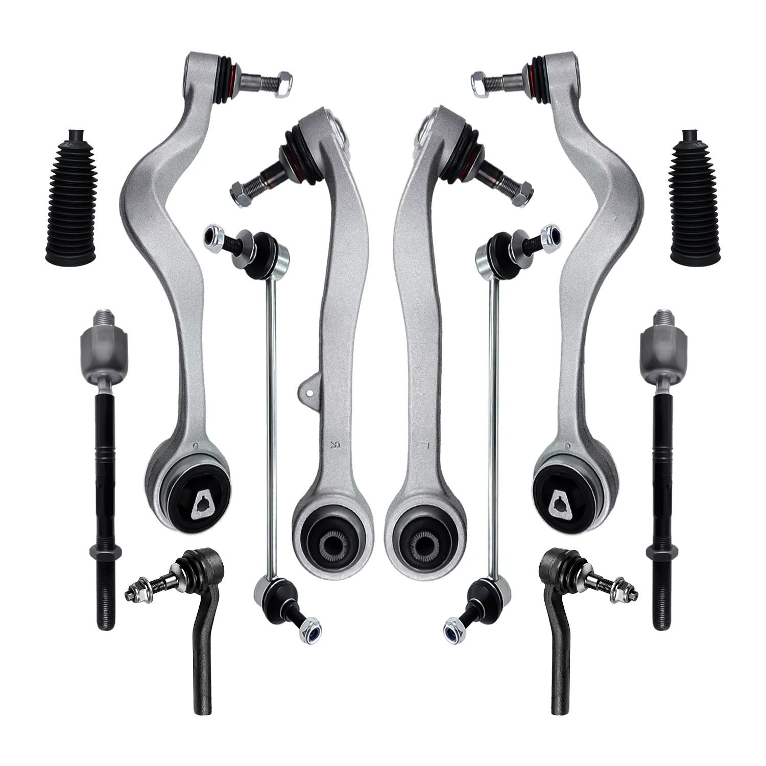AzbuStag 10Pcs Front Lower Control Arm Sway Bar Link for BMW 5 Series E60 525i 530i 535i 528i 545i 550i M5 2004-2010
AzbuStag 10Pcs Front Lower Control Arm Sway Bar Link for BMW 5 Series E60 525i 530i 535i 528i 545i 550i M5 2004-2010