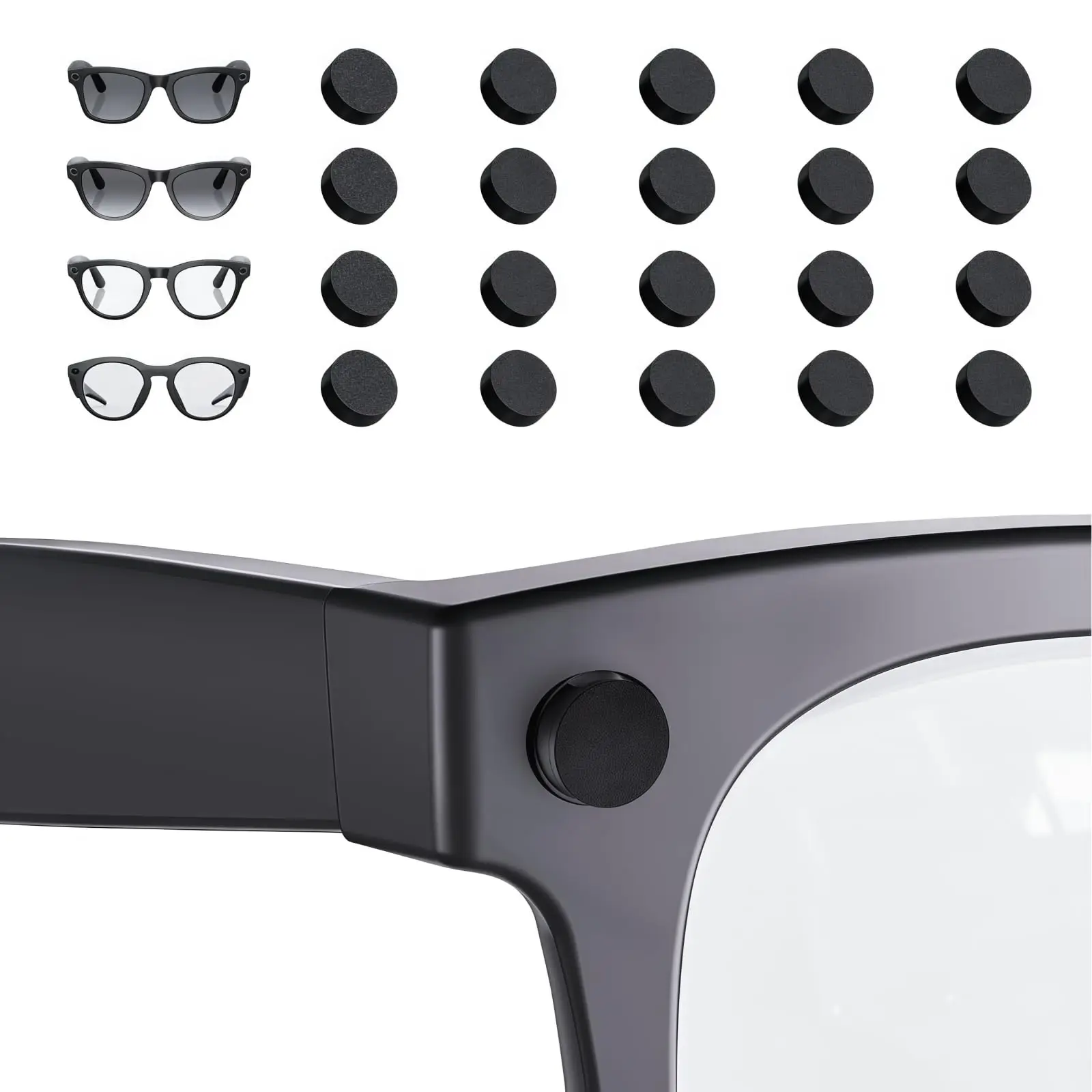 20Pcs/Set Privacy Sticker For Meta-Ray Ban Black Acrylic Cover Glasses Blackout Sticker Smart-Glasses Accessories 2026 New
20Pcs/Set Privacy Sticker For Meta-Ray Ban Black Acrylic Cover Glasses Blackout Sticker Smart-Glasses Accessories 2026 New