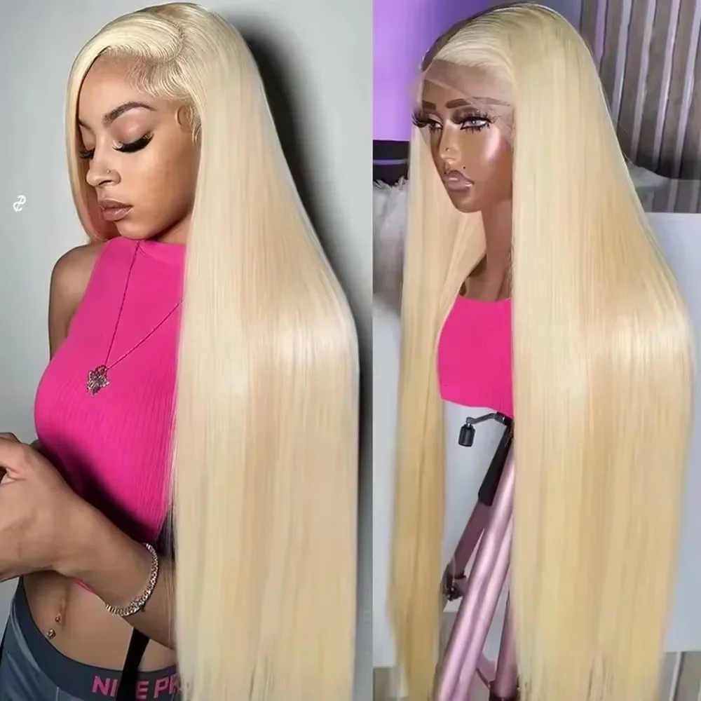 Straight 250% Density Blonde 613 Hd 13x6 Lace Front Human Hair Wig For Women Transparent Peruvian Lace Frontal Wig 30 40 inch
Straight 250% Density Blonde 613 Hd 13x6 Lace Front Human Hair Wig For Women Transparent Peruvian Lace Frontal Wig 30 40 inch