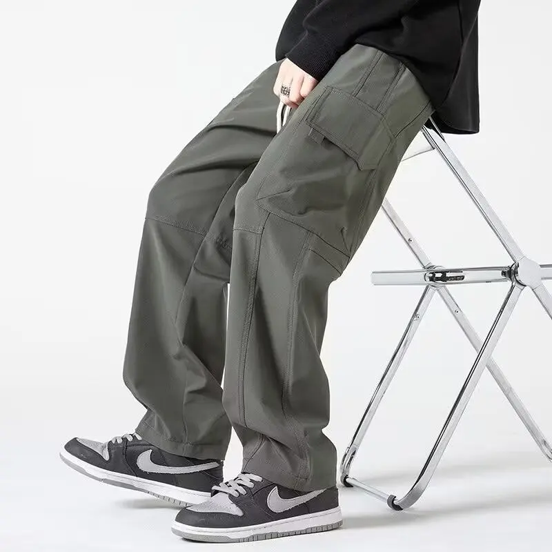 Men's Black Pants New Cargo Pants Men's Loose Straight Oversize Clothing Fashion Jogger Harem Trousers Man Casual Sweatpants
Men's Black Pants New Cargo Pants Men's Loose Straight Oversize Clothing Fashion Jogger Harem Trousers Man Casual Sweatpants