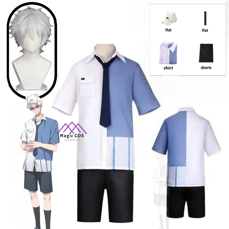 Anime Link Click Lucas Cosplay Costume White Short Wig Lu Guang Blue Shirt Pant Hat Full Set Daily Clothing Halloween
Anime Link Click Lucas Cosplay Costume White Short Wig Lu Guang Blue Shirt Pant Hat Full Set Daily Clothing Halloween