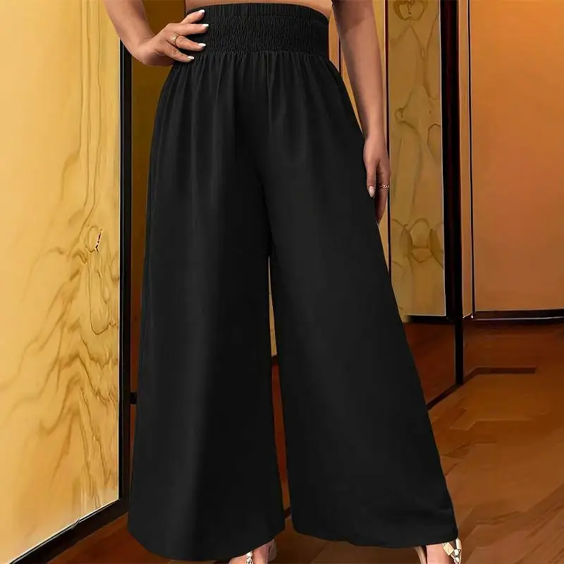 Широкие брюки с высокой талией L5XL Faion Elastic, большие размеры, женские брюки, уличные повседневные брюки, длинная длина
Широкие брюки с высокой талией L5XL Faion Elastic, большие размеры, женские брюки, уличные повседневные брюки, длинная длина