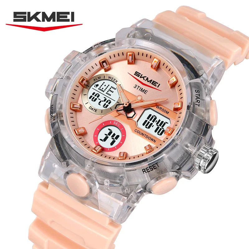 SKMEI модные 3-кратные светодиодные цифровые электронные часы спортивные кварцевые часы для мужчин и женщин водонепроницаемые наручные часы Reloj Hombre 
SKMEI модные 3-кратные светодиодные цифровые электронные часы спортивные кварцевые часы для мужчин и женщин водонепроницаемые наручные часы Reloj Hombre