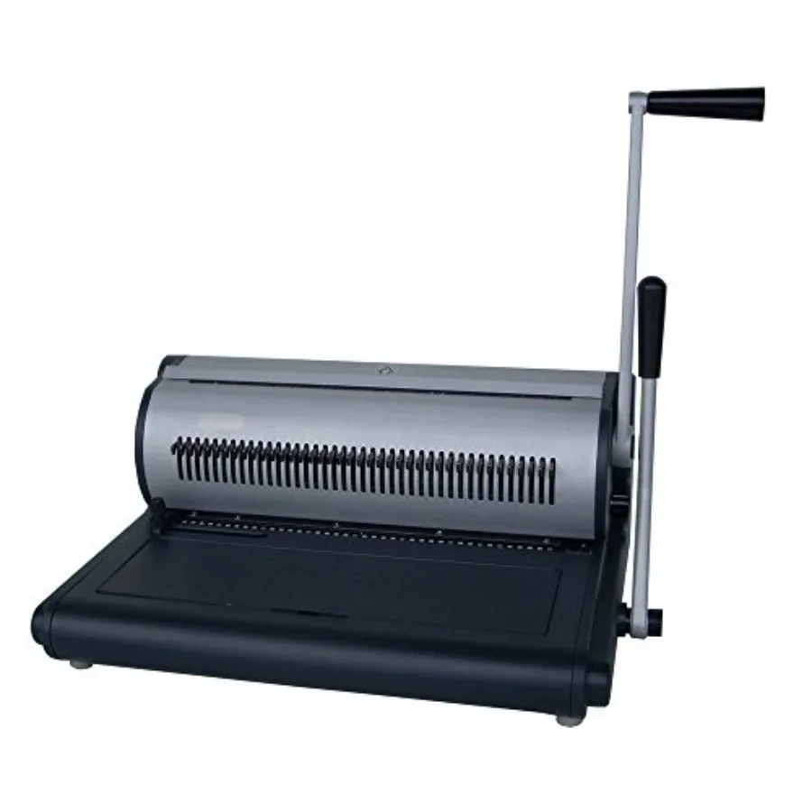 TW-2100 Manual Wire Punch Bind Machines 2:1 Pitch 5000 Sheets/Hour Punching Rate 250 Books/Hour Binding Rate 3/16 - 1-1/4 Bindi
TW-2100 Manual Wire Punch Bind Machines 2:1 Pitch 5000 Sheets/Hour Punching Rate 250 Books/Hour Binding Rate 3/16 - 1-1/4 Bindi