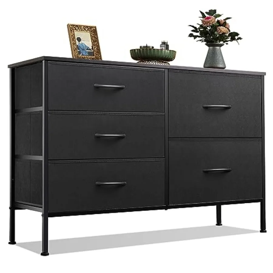 Dresser for Bedroom with 5 Drawers Wide Bedroom Dressers with Drawer Organizers Chest of Drawers Fabric Dresser for Living Room
Dresser for Bedroom with 5 Drawers Wide Bedroom Dressers with Drawer Organizers Chest of Drawers Fabric Dresser for Living Room