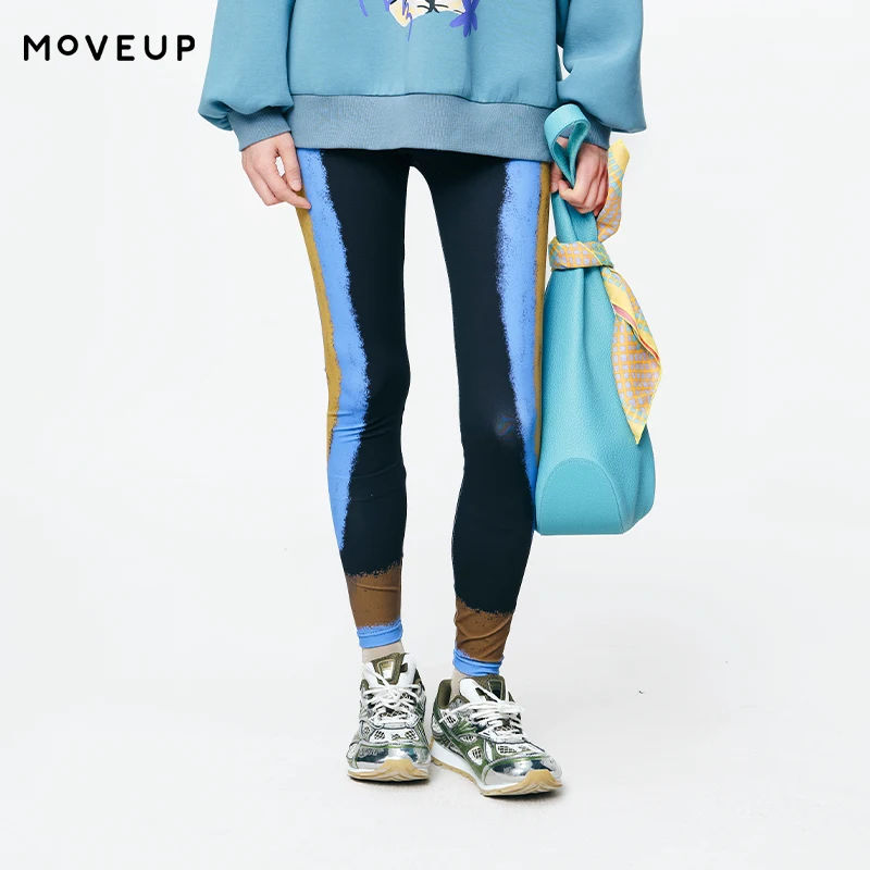 MOVEUP Slim Fit Leggings Autumn Elastic Waist Contrasting Color Print Design Fashionable Knitted Leggings For Women 3EWQ10129
MOVEUP Slim Fit Leggings Autumn Elastic Waist Contrasting Color Print Design Fashionable Knitted Leggings For Women 3EWQ10129