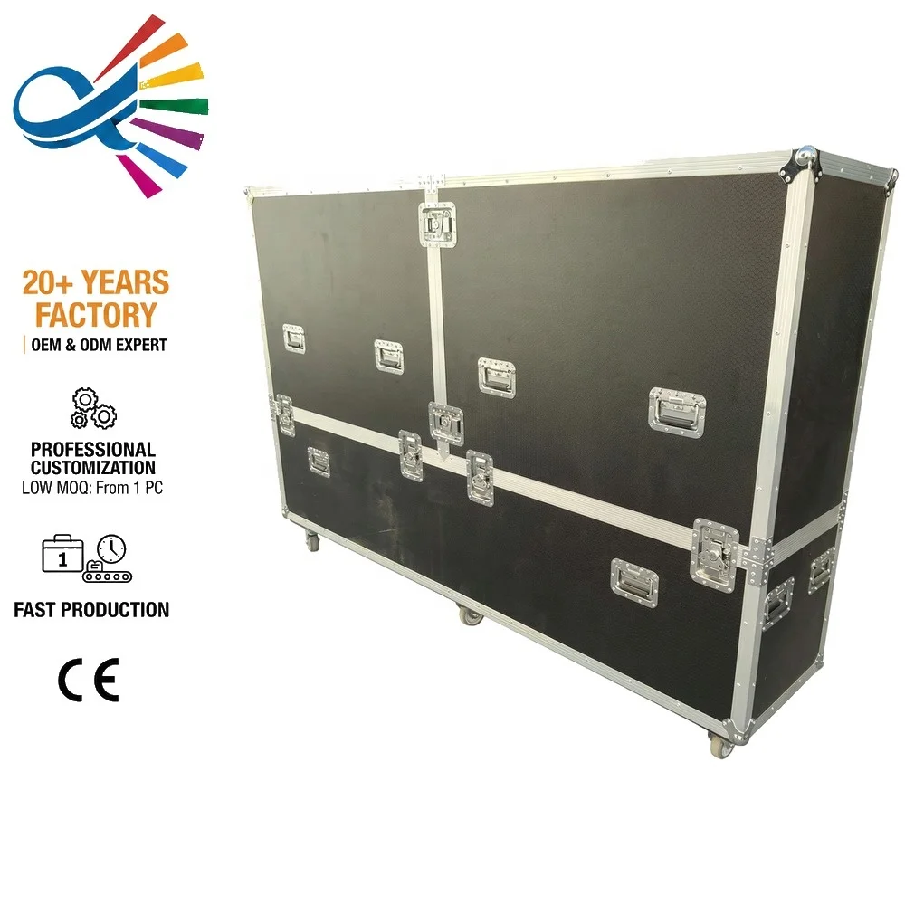 100 Inch Large Capacity TV Monitor Flight Case Professional LED Screen Road Box Durable Storage Trunk for Stage Event Pro
100 Inch Large Capacity TV Monitor Flight Case Professional LED Screen Road Box Durable Storage Trunk for Stage Event Pro