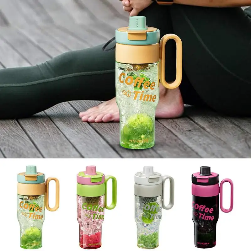 Gym Water Bottle 850ml Sports Water Canteen With Tea Compartment Leakproof Cup With Handle For Work Camping Car School Beach Gym
Gym Water Bottle 850ml Sports Water Canteen With Tea Compartment Leakproof Cup With Handle For Work Camping Car School Beach Gym