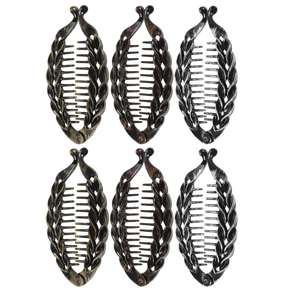6 Pcs Banana Clips Hair for Thick Vintage Accessories Curly Ponytail Holder Clip Set Women Headdress Non Practical
6 Pcs Banana Clips Hair for Thick Vintage Accessories Curly Ponytail Holder Clip Set Women Headdress Non Practical
