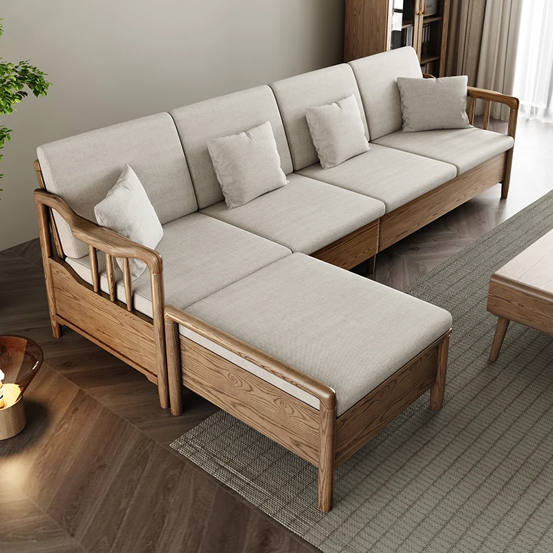Storage solid wood sofa modern simple small apartment fabric winter and summer dual-purpose wood sofa living room furniture comb
Storage solid wood sofa modern simple small apartment fabric winter and summer dual-purpose wood sofa living room furniture comb