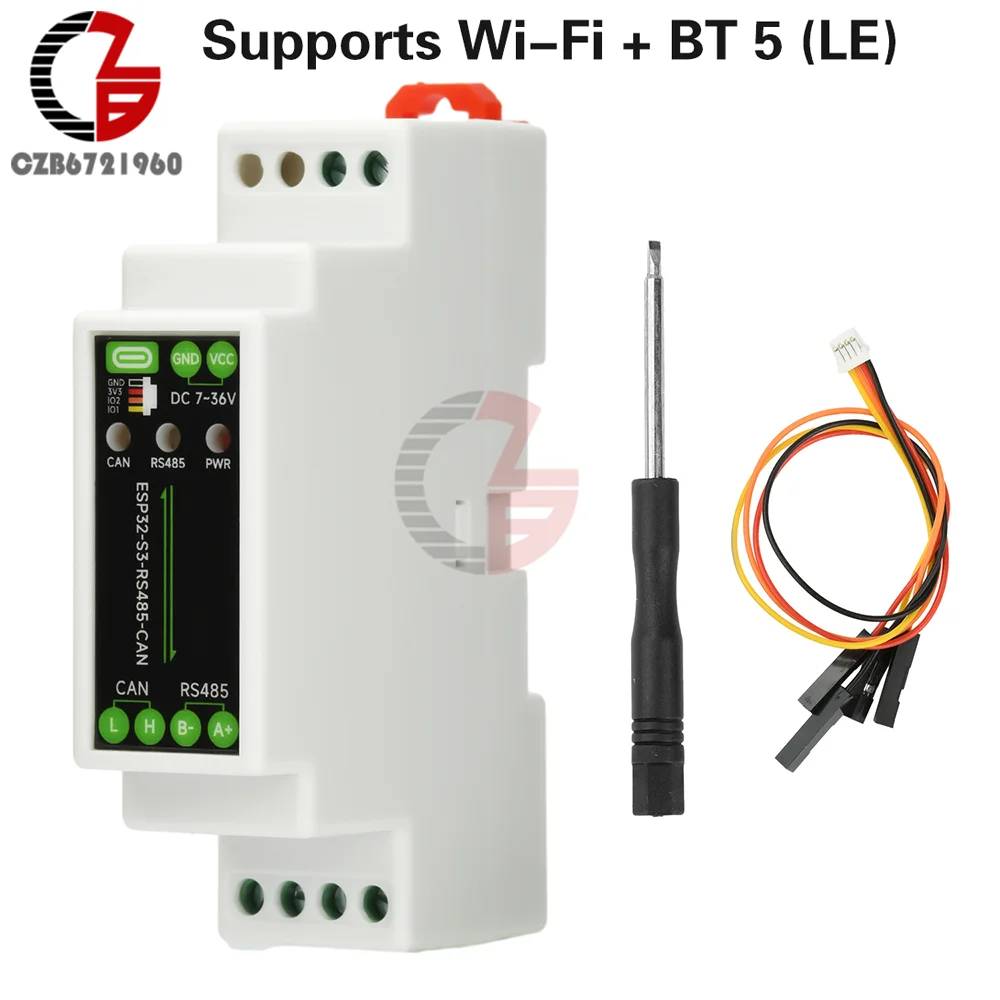 ESP32-S3-RS485-CAN 1-канальное реле Wi-Fi Bluetooth ESP32 Плата разработки управления RS485 CAN-коммуникатор Интерфейс типа C
ESP32-S3-RS485-CAN 1-канальное реле Wi-Fi Bluetooth ESP32 Плата разработки управления RS485 CAN-коммуникатор Интерфейс типа C